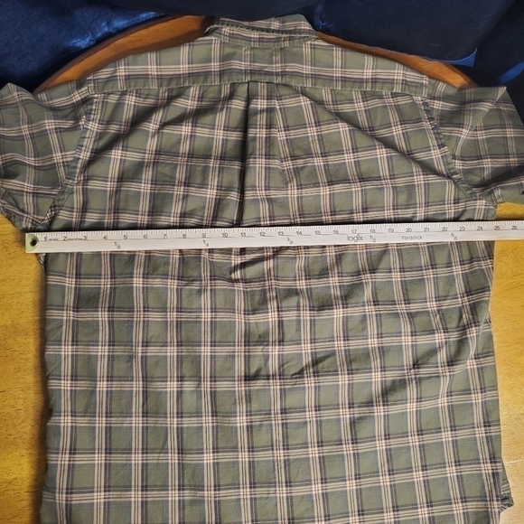 American Living Plaid Multicolor Button Up Shirt Men's Large - Picture 6 of 10